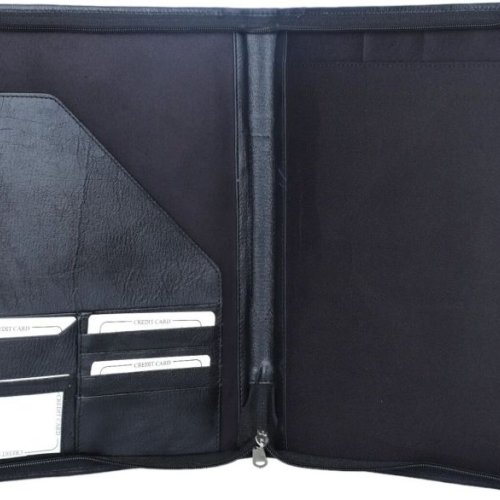 Genuine Cow Nappa Leather Slim Unisex Portfolio Bag