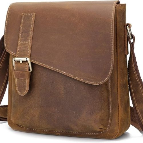 Genuine Dry Hunter Leather Satchels Messenger Bag