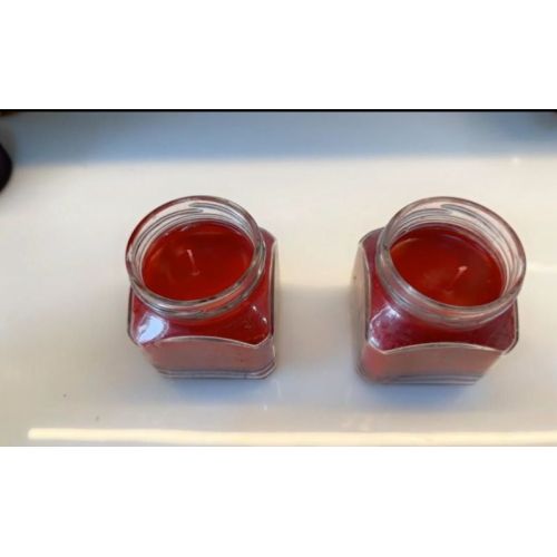 Pair of Strawberry Jar Candle