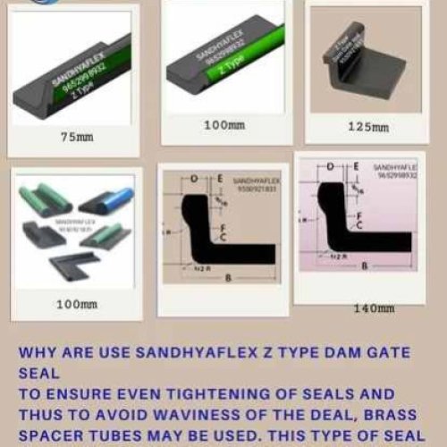 Z Type Musical Note Dam Gate Seal