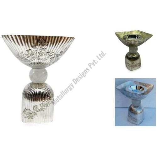 Brass & Stone 6.5x8inch Mubkhar