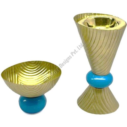 Golden & Blue Incense Burner