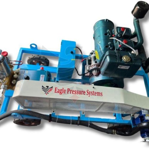 Diesel Engine Driven High Flow (150 Lpm)-40 Bar Hydro Test Pump System