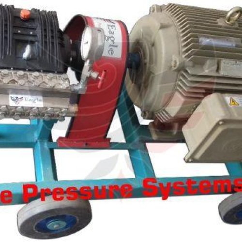 Motorized 600 Bar Triplex Plunger Hydro Test Pump System