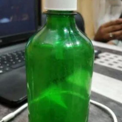 500 Ml Green PET Bottle With Pump