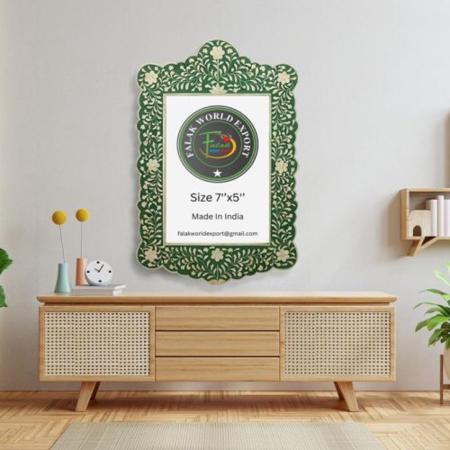 Decorative Bone Inlay Wall Mirror