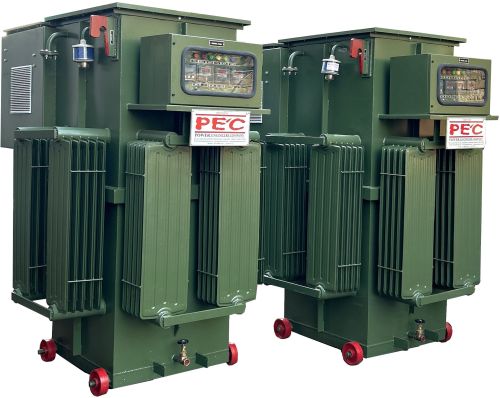 1250 Kva Three Phase Servo Voltage Stabilizer Oil Cooled