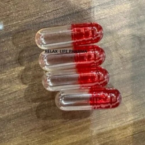 Red-Transparent Empty Hard Gelatin Capsules
