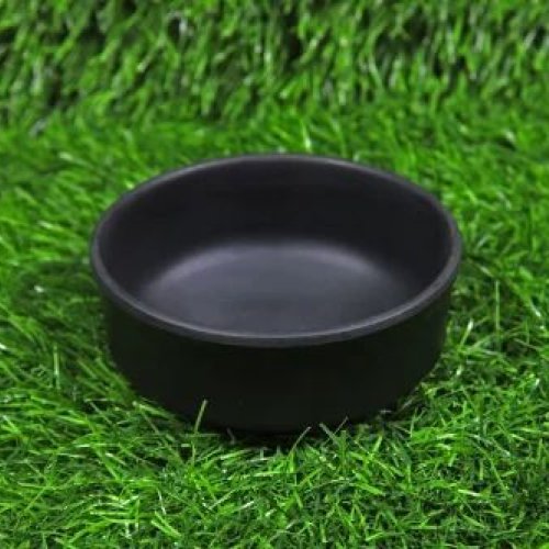 250ml Melamine Black Soup Bowl