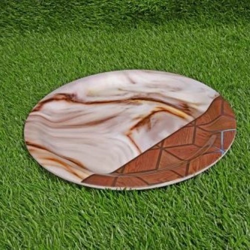 Melamine Abstract Printed Dinner Plate
