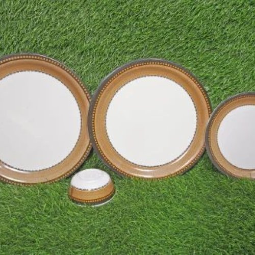Melamine Antique Designer Printed Plate Set