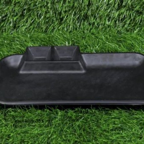 Melamine Black Double Deep Platter