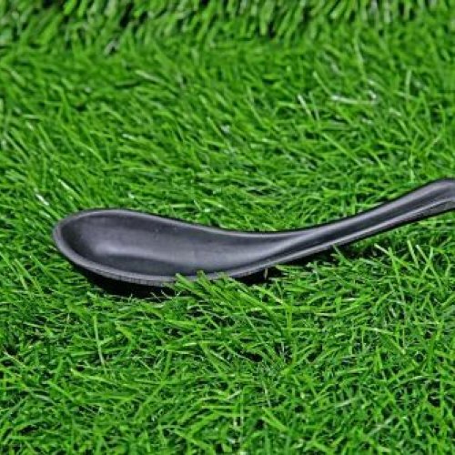 Melamine Black Soup Spoon