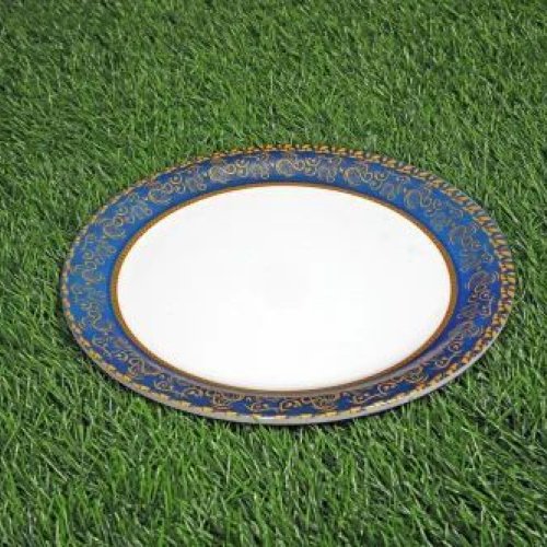 Melamine Blue Printed Dinner Plate