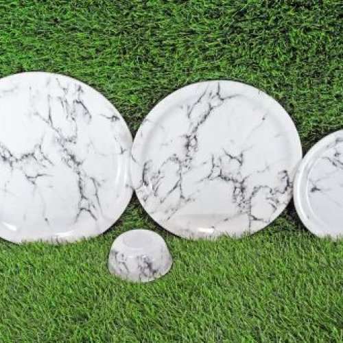 Melamine Ceramic Printed Plate Set