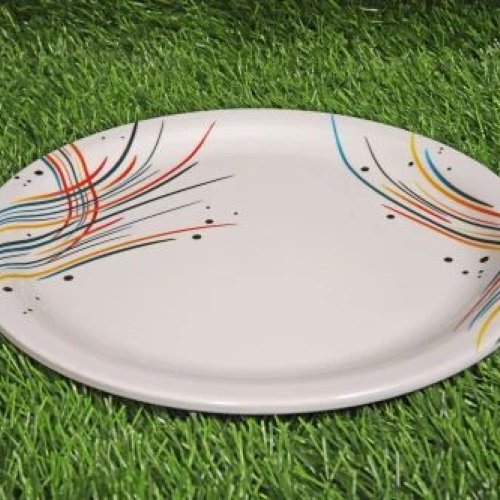 Melamine Multicolor Printed Dinner Plate