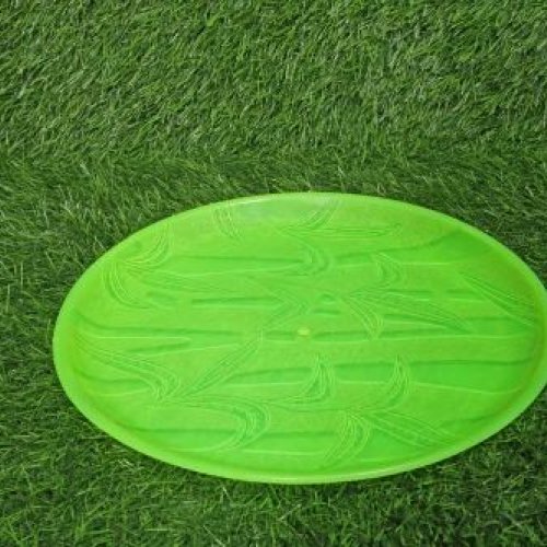 Neon Green Plastic Plate