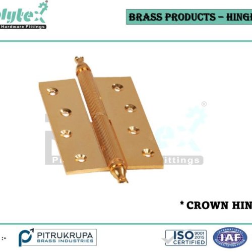 Brass Crown Hinges