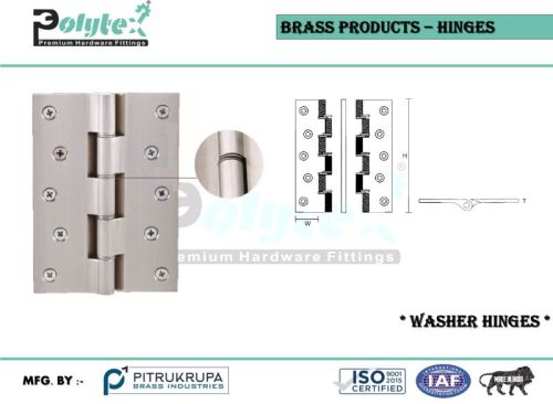 Brass Washer Hinges