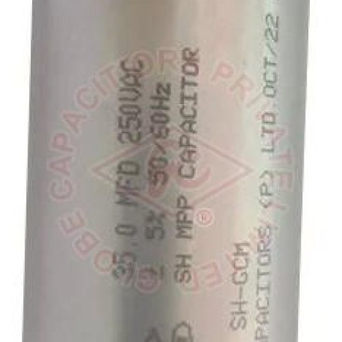 35 MFD 250 VAC Al Cane SH MPP Capacitor