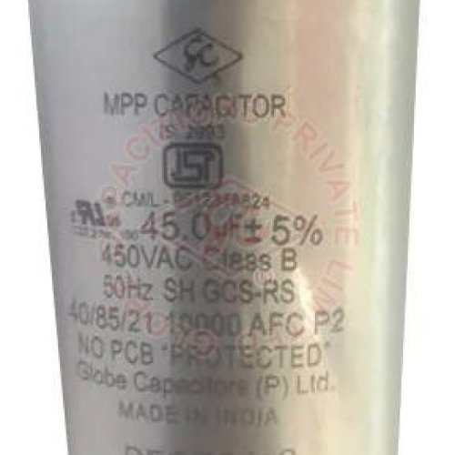 45 MFD 450 VAC Class-B MPP Capacitor