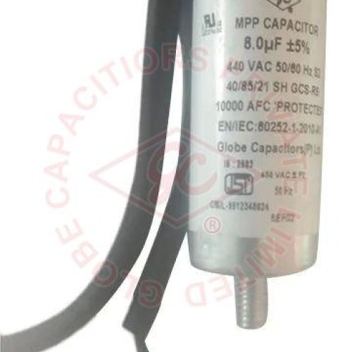 8 MFD 440 VAC Studs MPP Capacitor