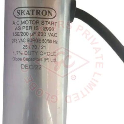 Seatron 150/200 MFD 230 VAC AC Motor Start Capacitor