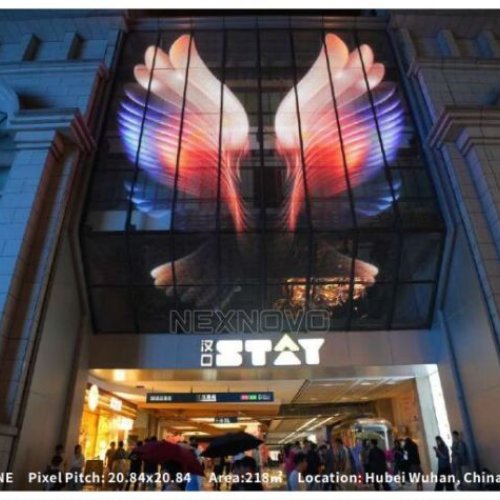 NEXNOVO Transparent Digital LED Poster