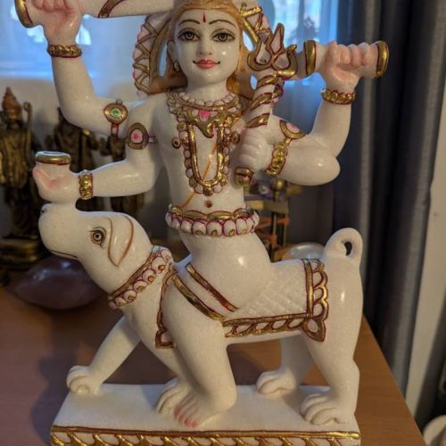 Marble Bhairav Baba Statue