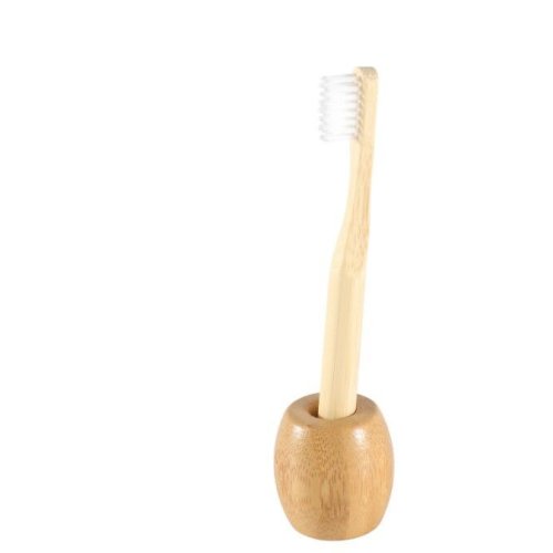 Bamboo Toothbrush Stand