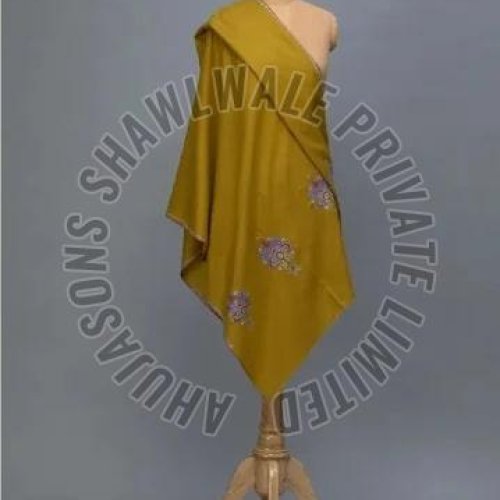 SKU AS00710986 Border Embroidery Pashmina Shawl