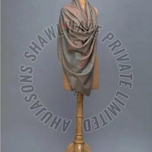 SKU AS00762340 Border Embroidery Pashmina Shawl