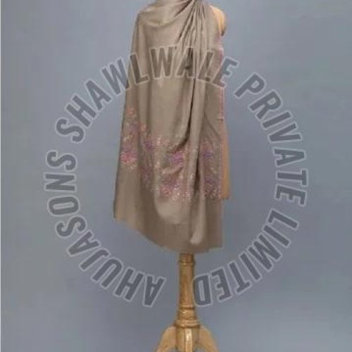 SKU AS00910646 Border Embroidery Pashmina Shawl
