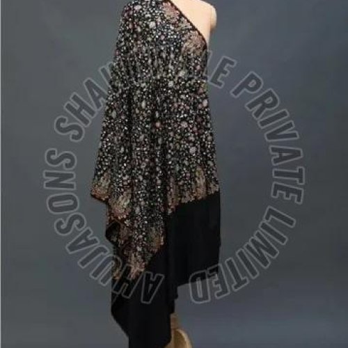 SKU AS01165470 Kalamkari Pashmina Shawl