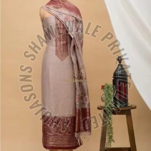 SKU AS01267901 Cotton Silk Unstiched Suit