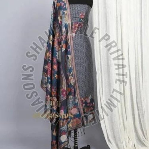 SKU AS01771568 Cotton Silk Unstiched Suit