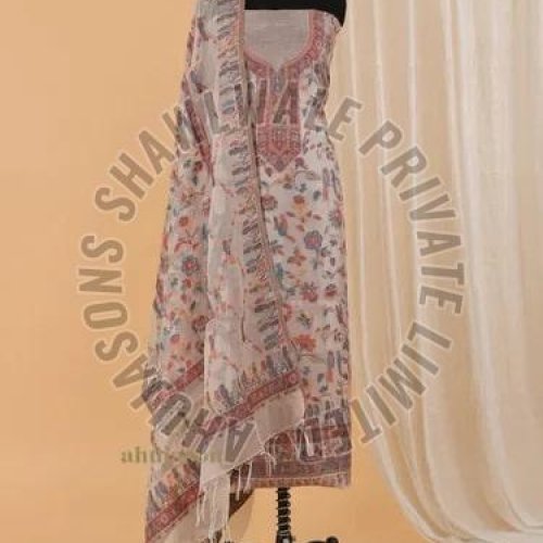 SKU AS01847305 Cotton Silk Unstiched Suit