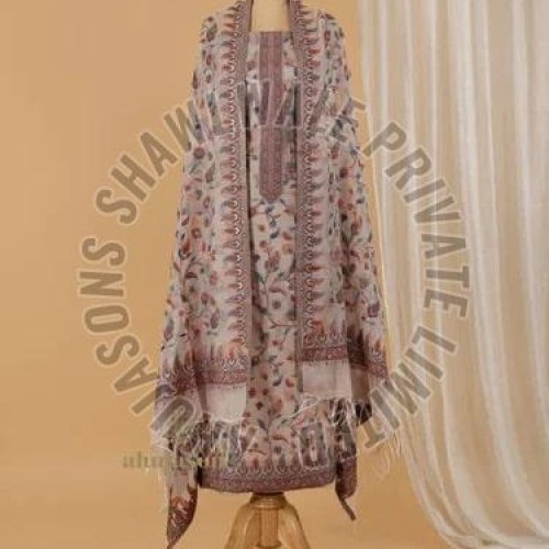SKU AS01847307 Cotton Silk Unstiched Suit