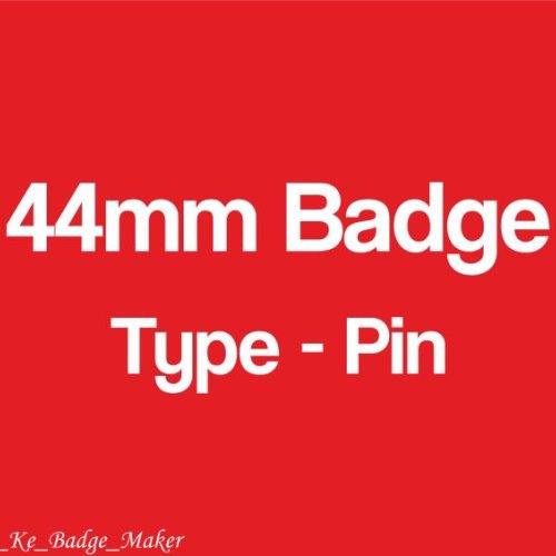 44mm Customized Button Badge with Pin