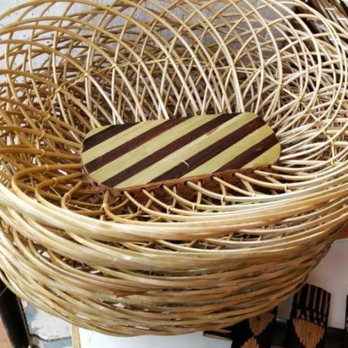 Bamboo Oval Fruit Basket