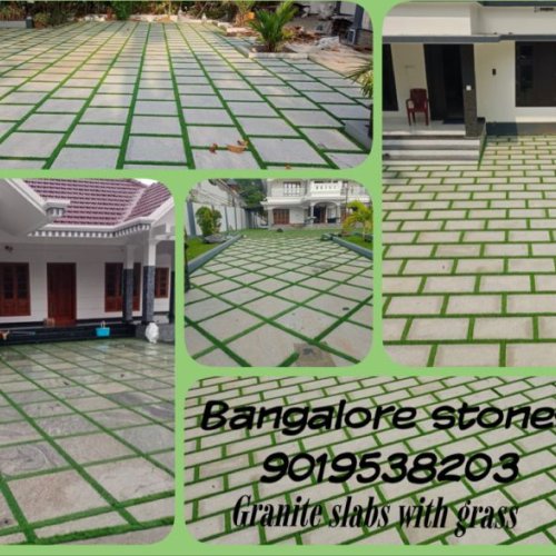 Bangalore Stone With Grass