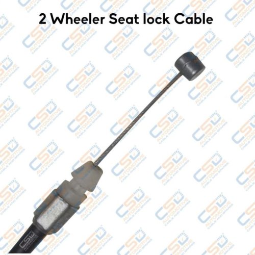 Two Wheeler Seat Lock Cable