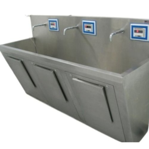 Three Way Stainless Steel Surgical Scrub Station