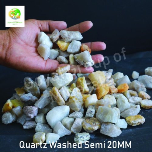 20mm Semi Washed Quartz Grits