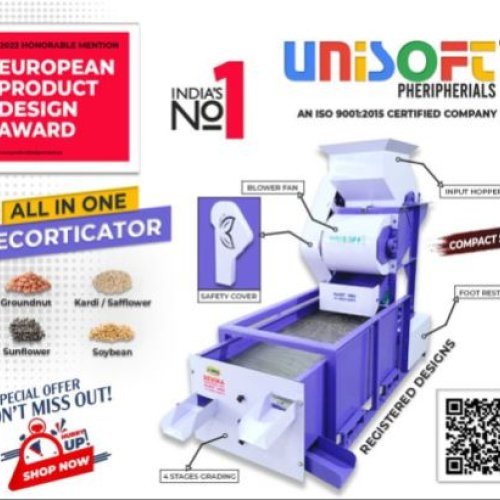 Sunflower Decorticator