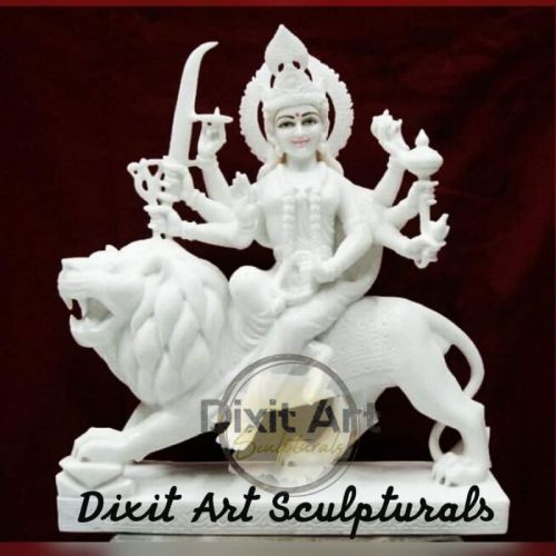 Marble Durga Mata Statue