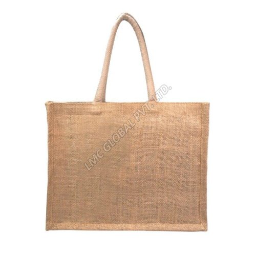 LMC Jute Shopping Bag for Multipurpose Use With front & back JUCO