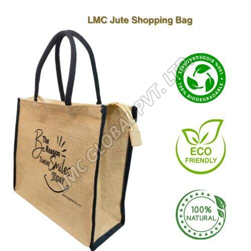 LMC Jute Shopping Tote Bags