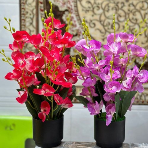Artificial Orchid Flower Arrangement