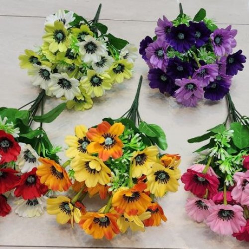 Artificial Poppy Bunch